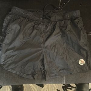 Blue Moncler swim shorts, XL,